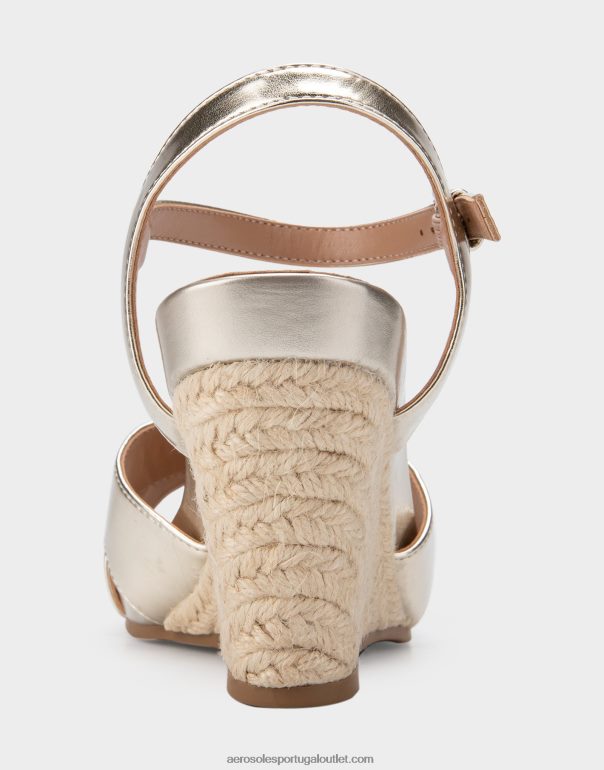 mulheres cunha de couro falso dourado macio Aerosoles 0LRLL316