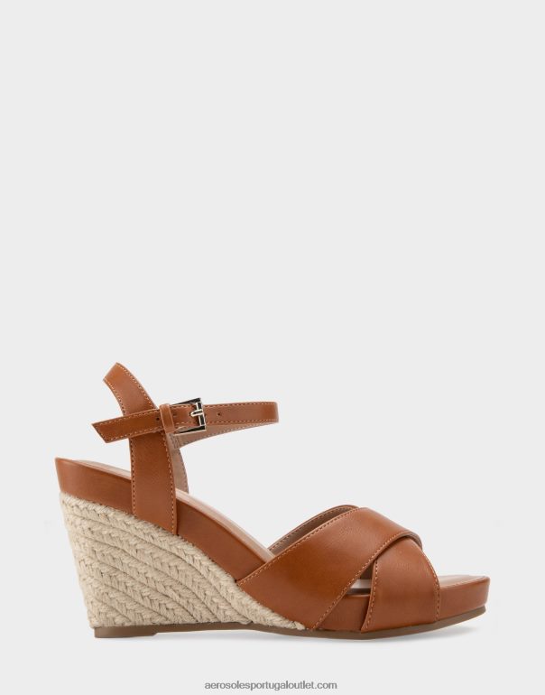 mulheres cunha de couro sintético bronzeado Aerosoles 0LRLL317