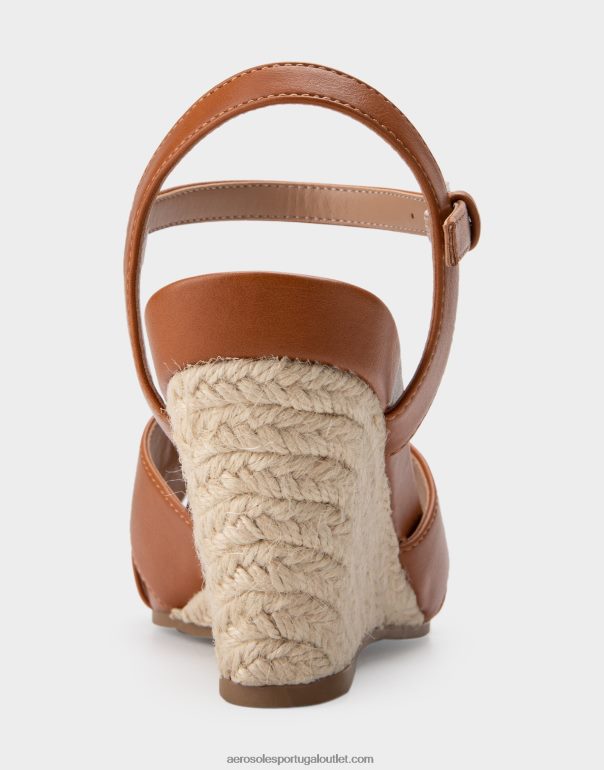 mulheres cunha de couro sintético bronzeado Aerosoles 0LRLL317