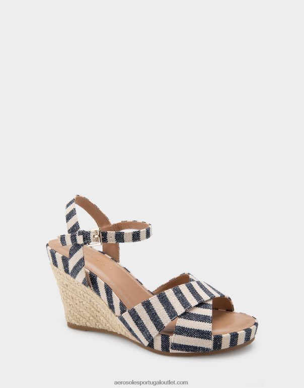 mulheres cunha listra azul escuro Aerosoles 0LRLL312