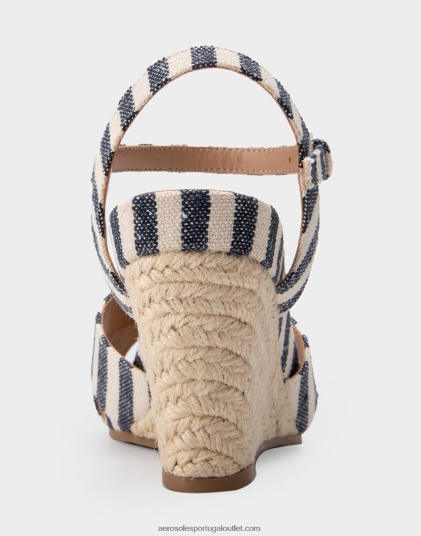 mulheres cunha listra azul escuro Aerosoles 0LRLL312