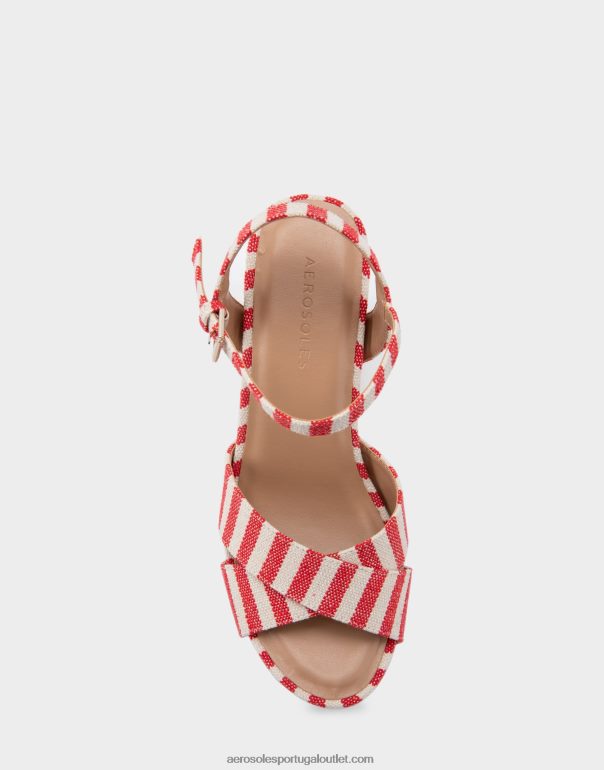 mulheres cunha listra vermelha Aerosoles 0LRLL313