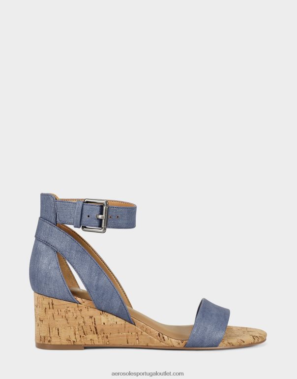 mulheres sandália meia calça azul Aerosoles 0LRLL330