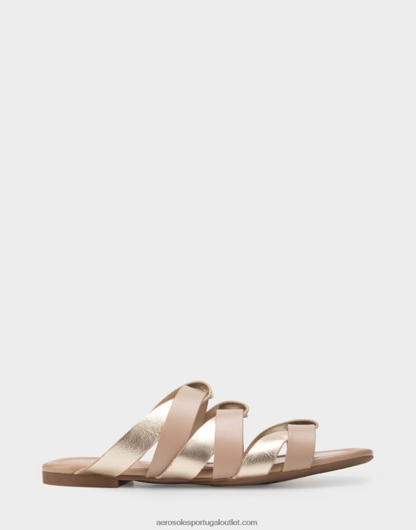 mulheres combinação de sandália plana taupe Aerosoles 0LRLL277