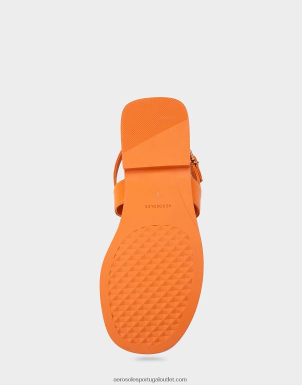 mulheres sandália plana couro mandarim Aerosoles 0LRLL456