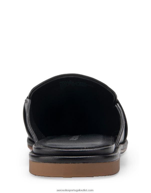 mulheres deslizar couro preto Aerosoles 0LRLL276