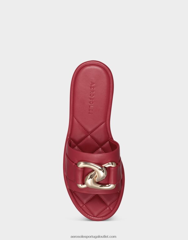 mulheres deslizar couro vermelho Aerosoles 0LRLL284