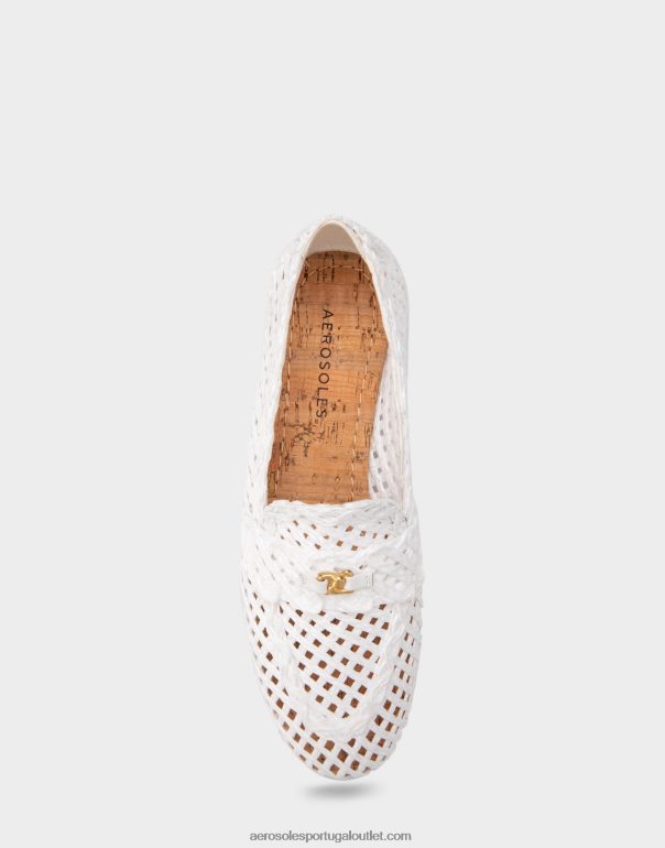 mulheres mocassim branco Aerosoles 0LRLL208