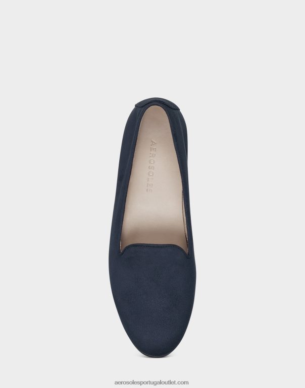 mulheres mocassim camurça sintética azul marinho Aerosoles 0LRLL182