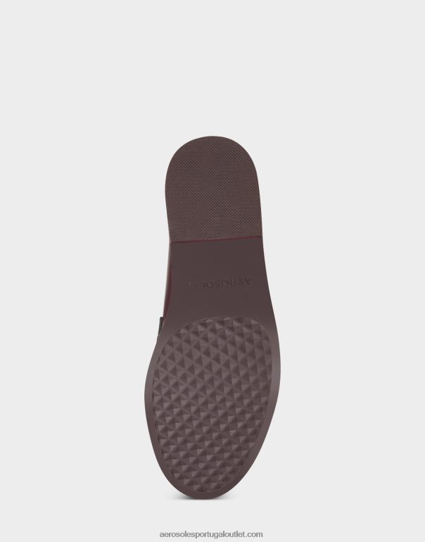 mulheres mocassim couro bordeaux Aerosoles 0LRLL192