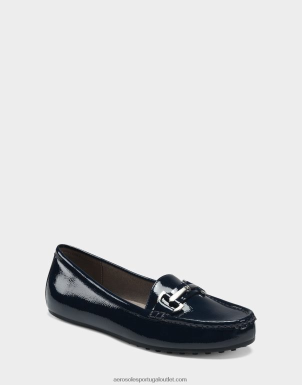 mulheres mocassim marinho patente Aerosoles 0LRLL201