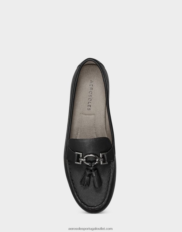 mulheres mocassim preto Aerosoles 0LRLL155