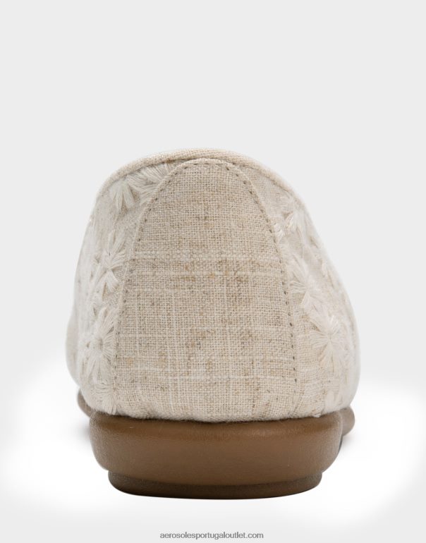 mulheres mocassim tecido floral branco Aerosoles 0LRLL200