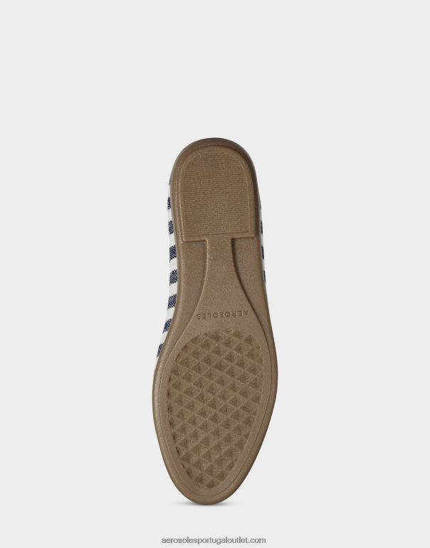 mulheres mocassim tecido listrado azul escuro Aerosoles 0LRLL207
