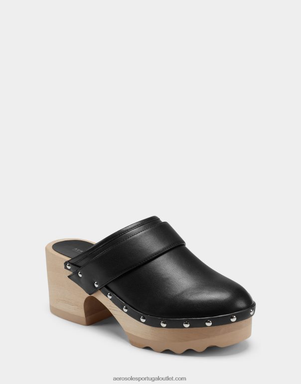 mulheres tamanco preto Aerosoles 0LRLL270