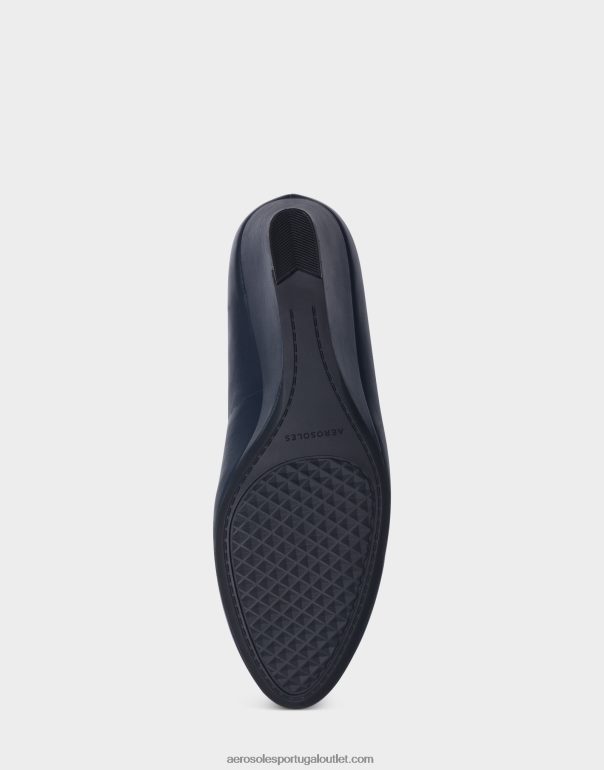 mulheres cunha de couro marinho Aerosoles 0LRLL327